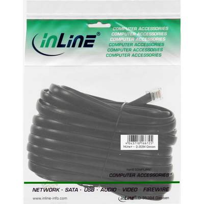 InLine® Modularkabel RJ12, Stecker / Stecker, 6adrig, 6P6C, 15m (Produktbild 11)